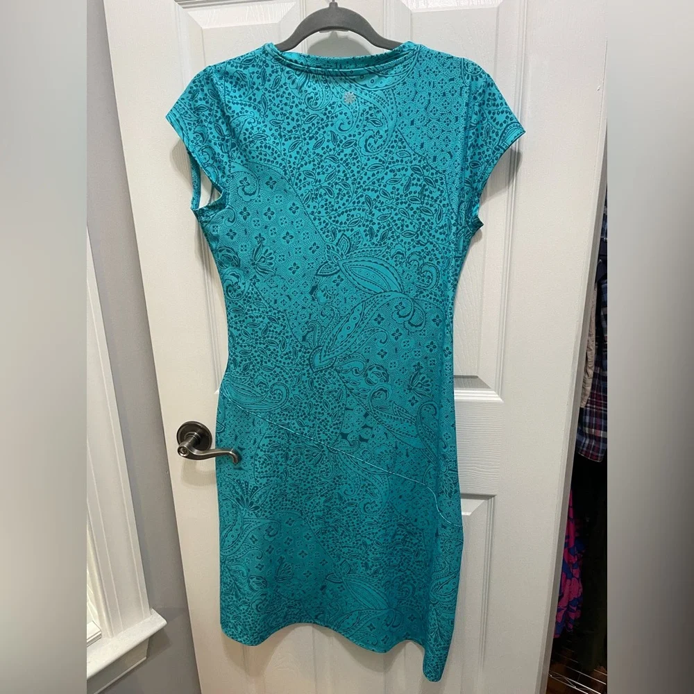 Athleta Asymmetrical Teal Dress - Picture 10 of 13